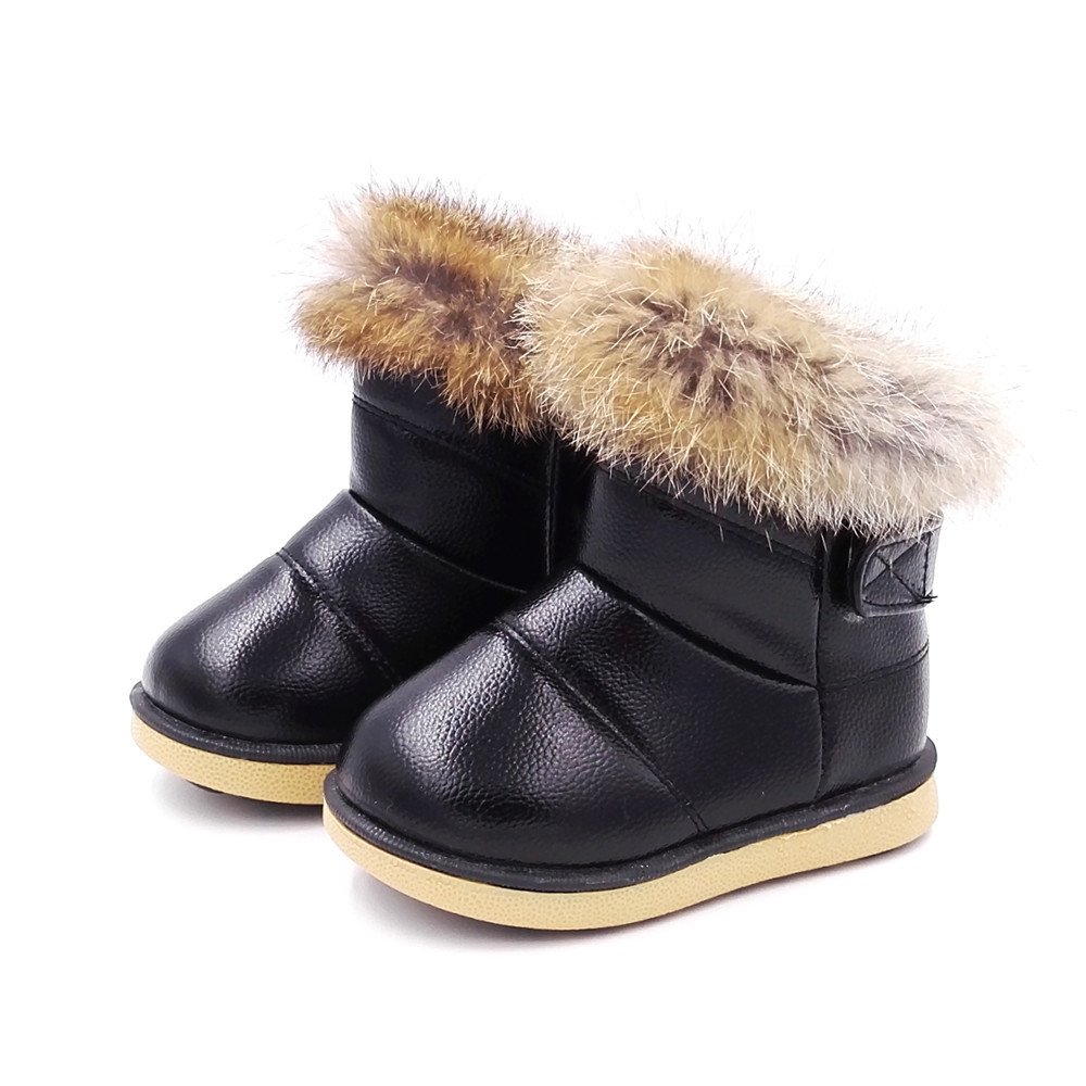 Wholesale Autumn winter Children Casual Shoes Baby Girls Fashion Casual Winter thicken Warm Snow Boots Kids Outdoor Snow Boots
