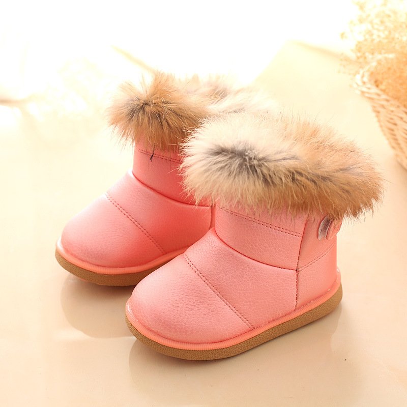Wholesale Autumn winter Children Casual Shoes Baby Girls Fashion Casual Winter thicken Warm Snow Boots Kids Outdoor Snow Boots