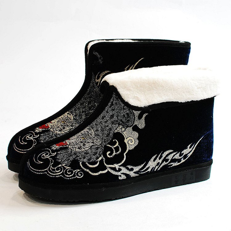 Best Selling Soft Comfortable Winter Snow Boots Plus Cashmere Windproof Ankle Boots