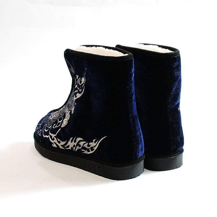 Best Selling Soft Comfortable Winter Snow Boots Plus Cashmere Windproof Ankle Boots