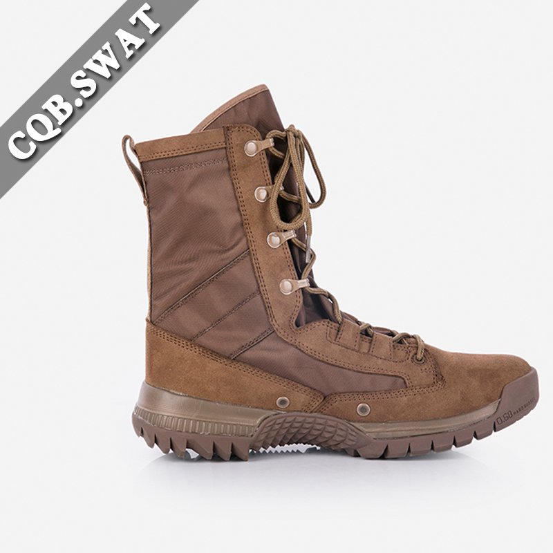 CQB Rubber Outsole Material and EVA Insole Material Brown boots Training Boots Hiking Boots