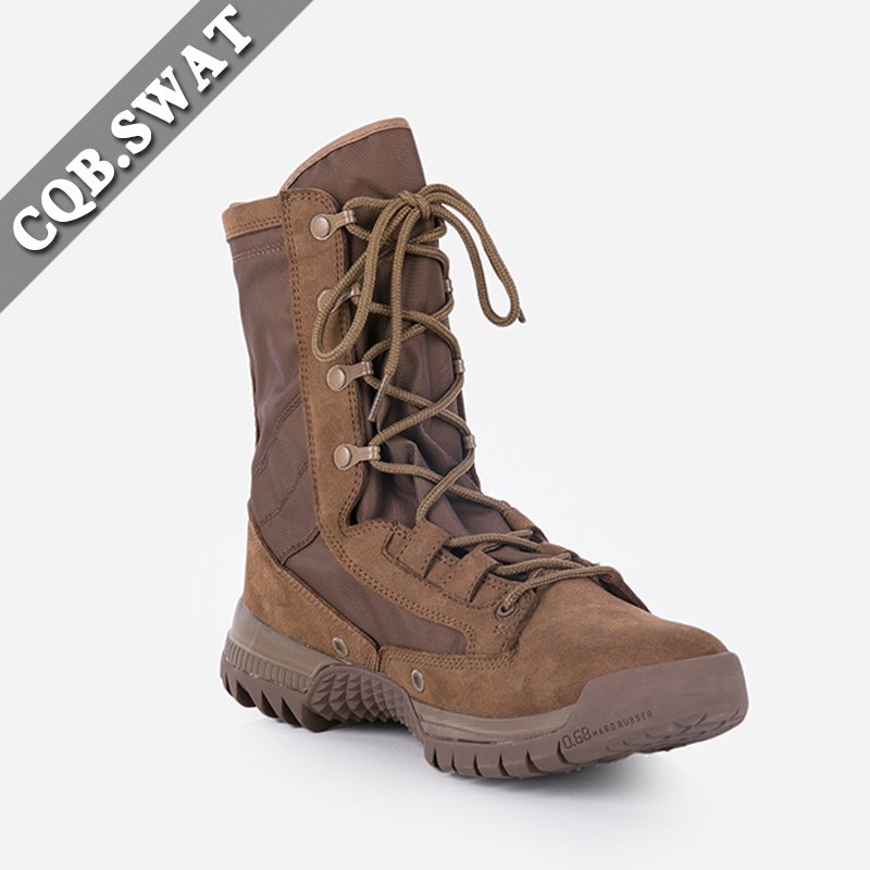 CQB Rubber Outsole Material and EVA Insole Material Brown boots Training Boots Hiking Boots