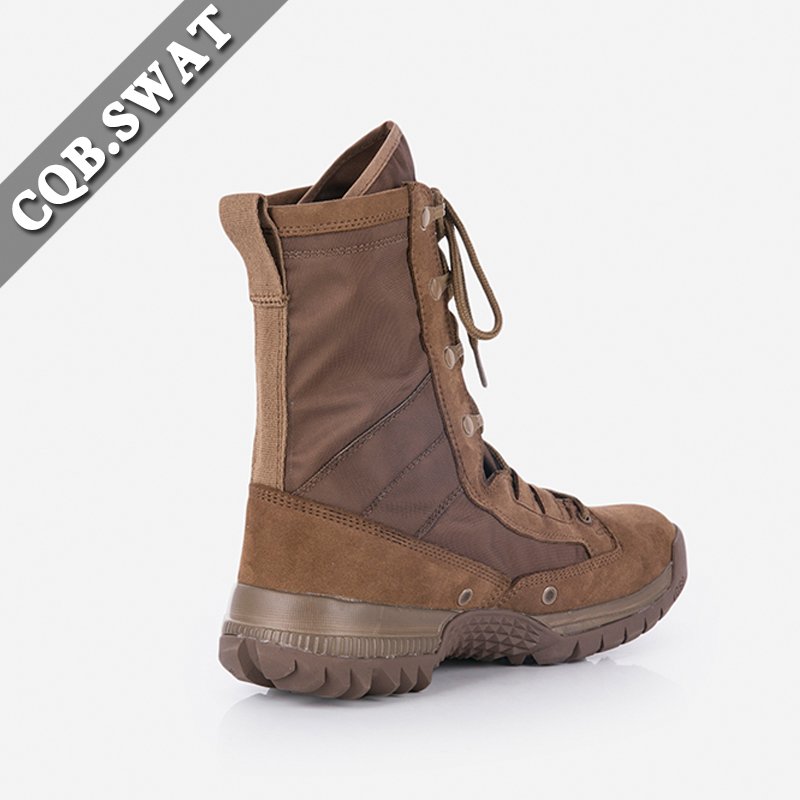 CQB Rubber Outsole Material and EVA Insole Material Brown boots Training Boots Hiking Boots