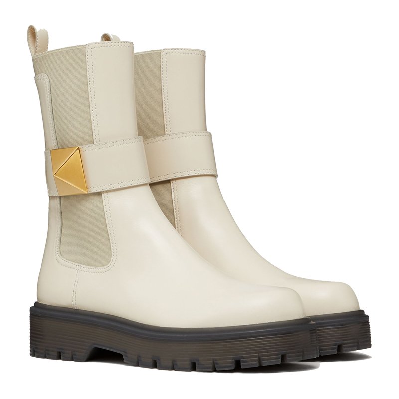 2023 new style casual daily life wholesale customized logo Round toe Mid top Women's Boots
