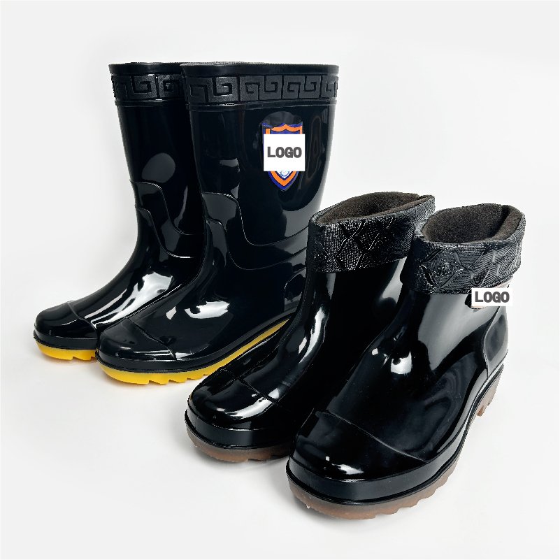 Manufacturers Price Thickened Warm Cotton Black Waterproof Boots Food Industry Waterproof Work Boots