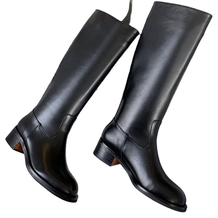Factory Direct Wholesale women leather designer shoes thigh knee-high high boots