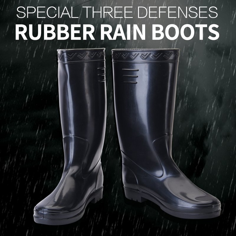 Cheap Industry Man Knee High Non Safety PVC Worker Rain Boots waterproof rain boots