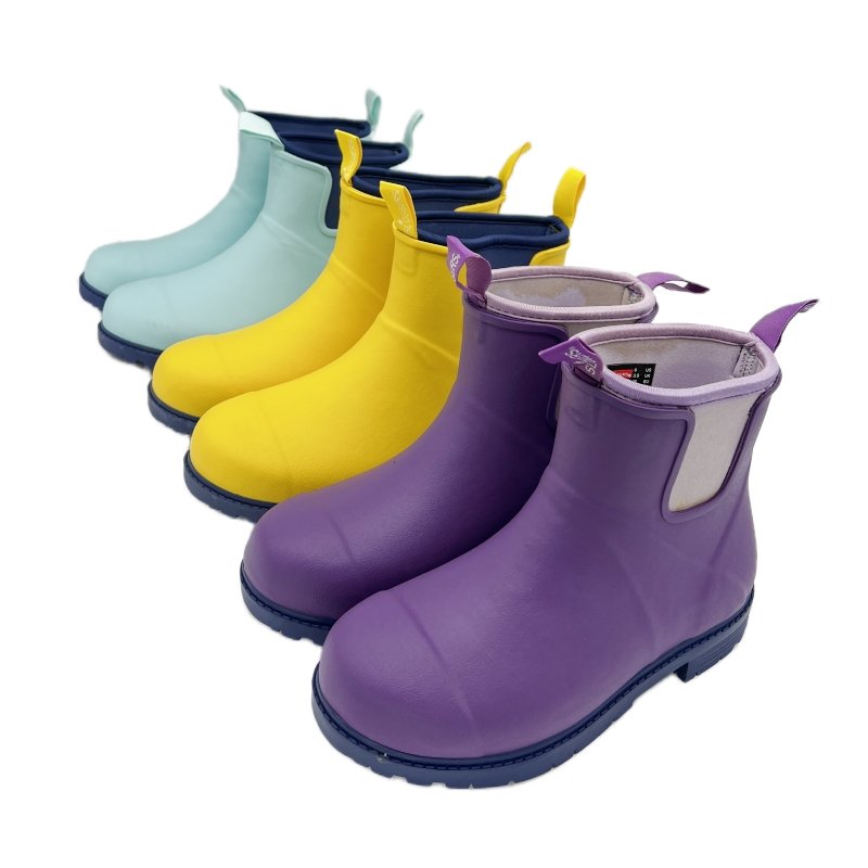 Womens Shoes 2024 Anti-slipp Wear-resisting Wellington Safety Boots Women Ankle Boots