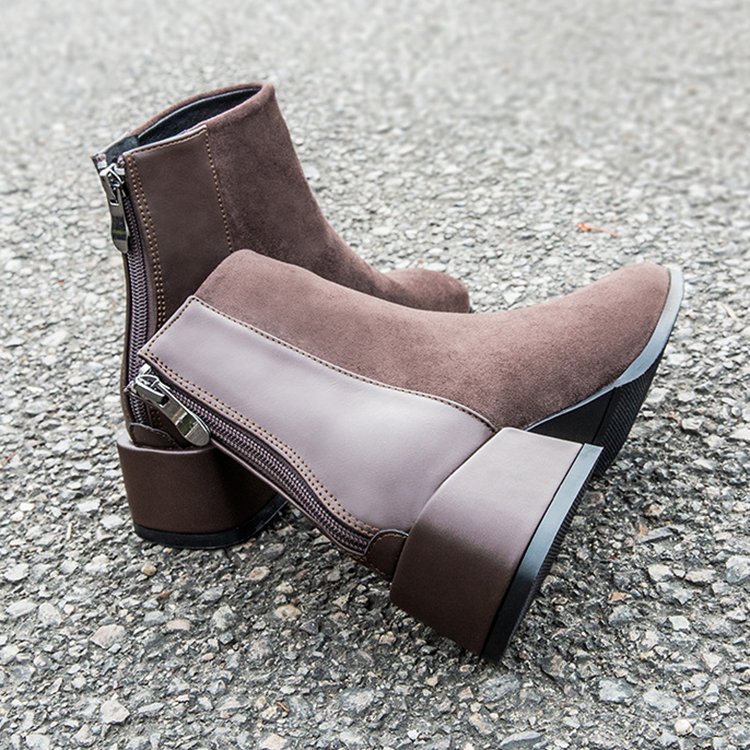 Custom Comfy Outdoor Fashion Ladies Chelsea Boot Women's Brown Leather Chelsea Boots