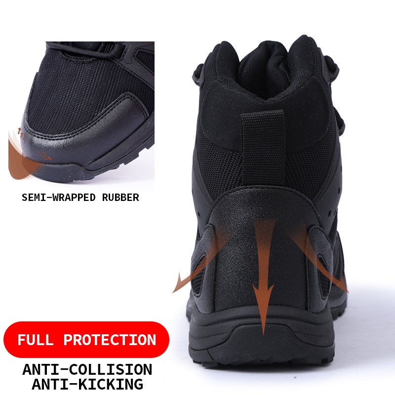 OBSHORSE Tactical Combat Boots for Men Women Tactical Shoes