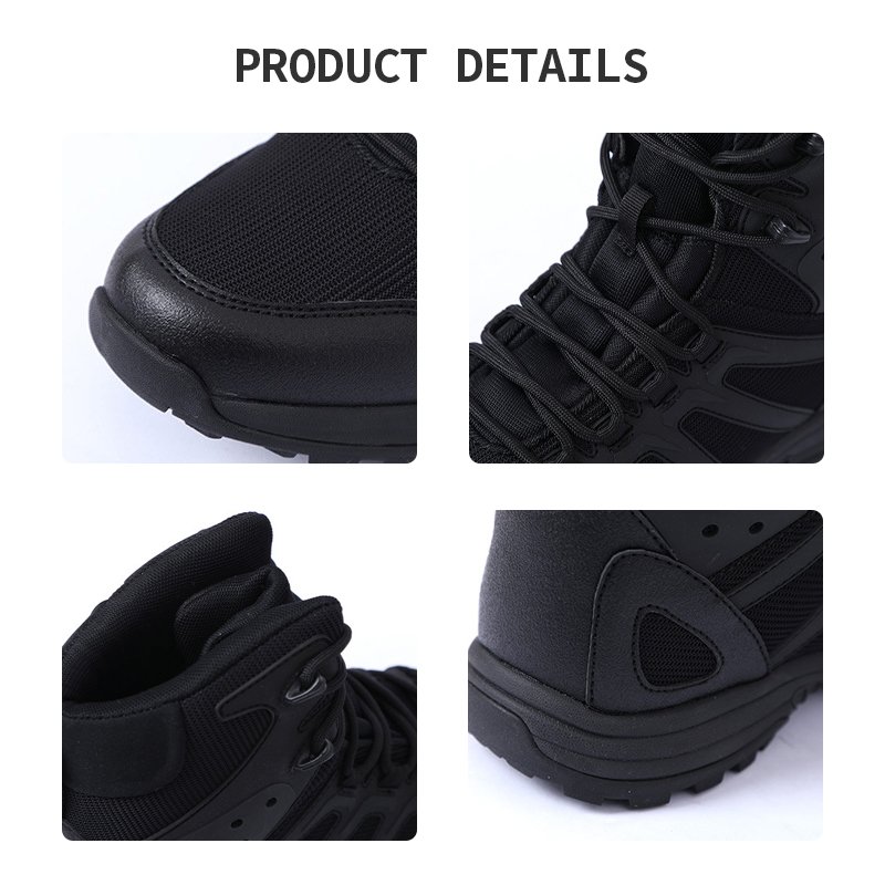 OBSHORSE Tactical Combat Boots for Men Women Tactical Shoes