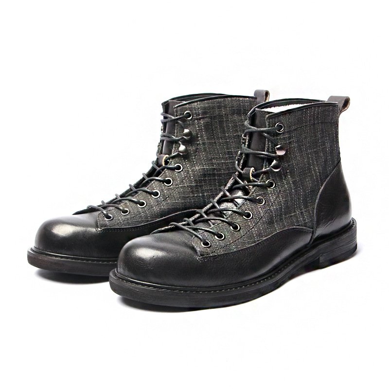 British High-Top Leather For Boots Designer Boots For Men Casual Goodyear Stitching Technology Boots