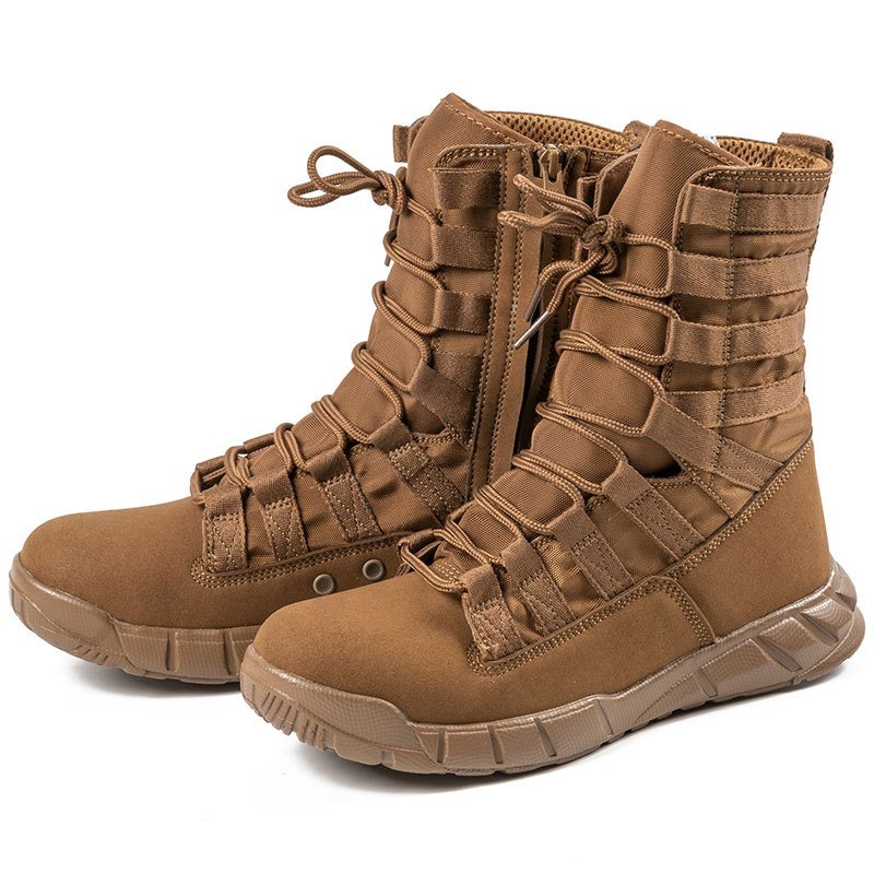 Summer Wholesale Desert Hiking Boots Side Zipper Jungle Shoes