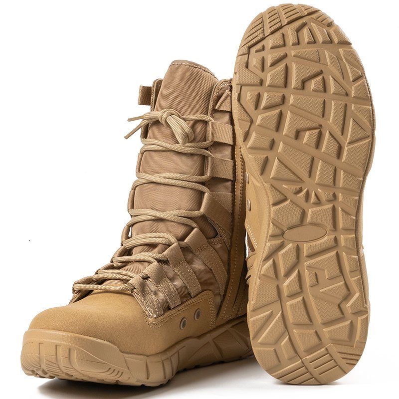 Summer Wholesale Desert Hiking Boots Side Zipper Jungle Shoes