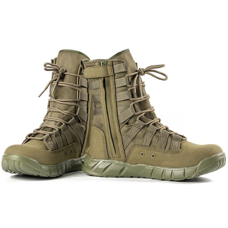 Summer Wholesale Desert Hiking Boots Side Zipper Jungle Shoes