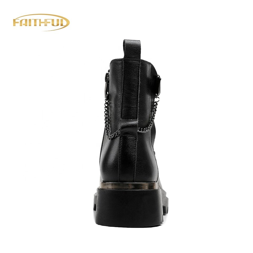 New Arrivals Women Ankle Boots High Heel Shoes Woman Heels Chelsea Martin Boots For Lady