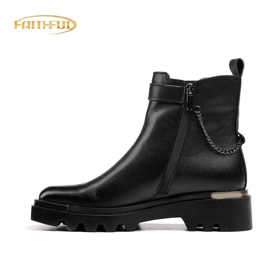 New Arrivals Women Ankle Boots High Heel Shoes Woman Heels Chelsea Martin Boots For Lady