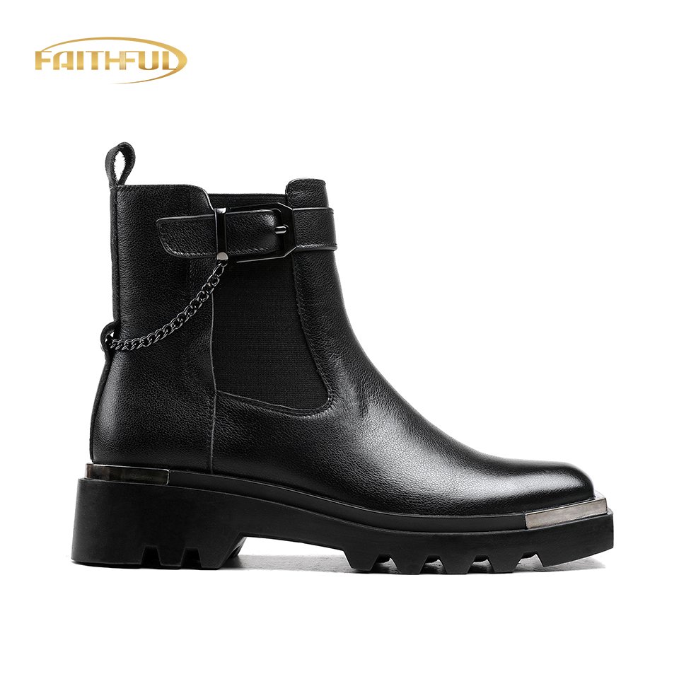 New Arrivals Women Ankle Boots High Heel Shoes Woman Heels Chelsea Martin Boots For Lady