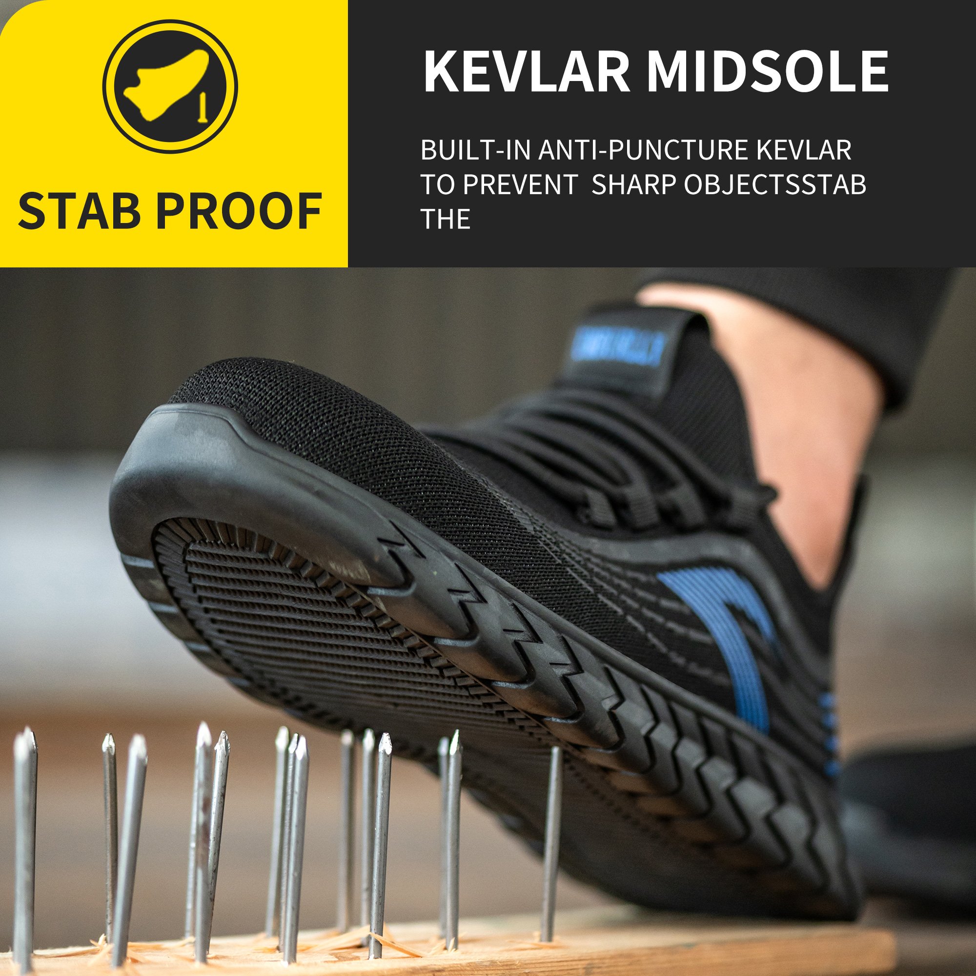 Antistatic ESD Steel Toe Safety Shoes Safety Shoes Manufacturing work boots Butterfly Anti-static ESD Safety Shoes
