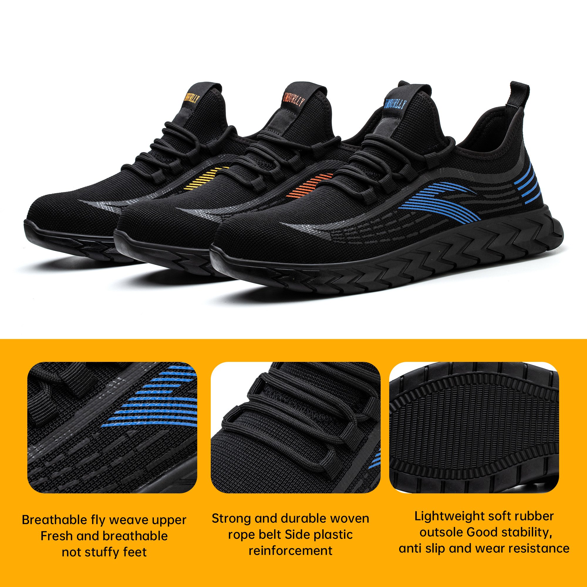 Antistatic ESD Steel Toe Safety Shoes Safety Shoes Manufacturing work boots Butterfly Anti-static ESD Safety Shoes