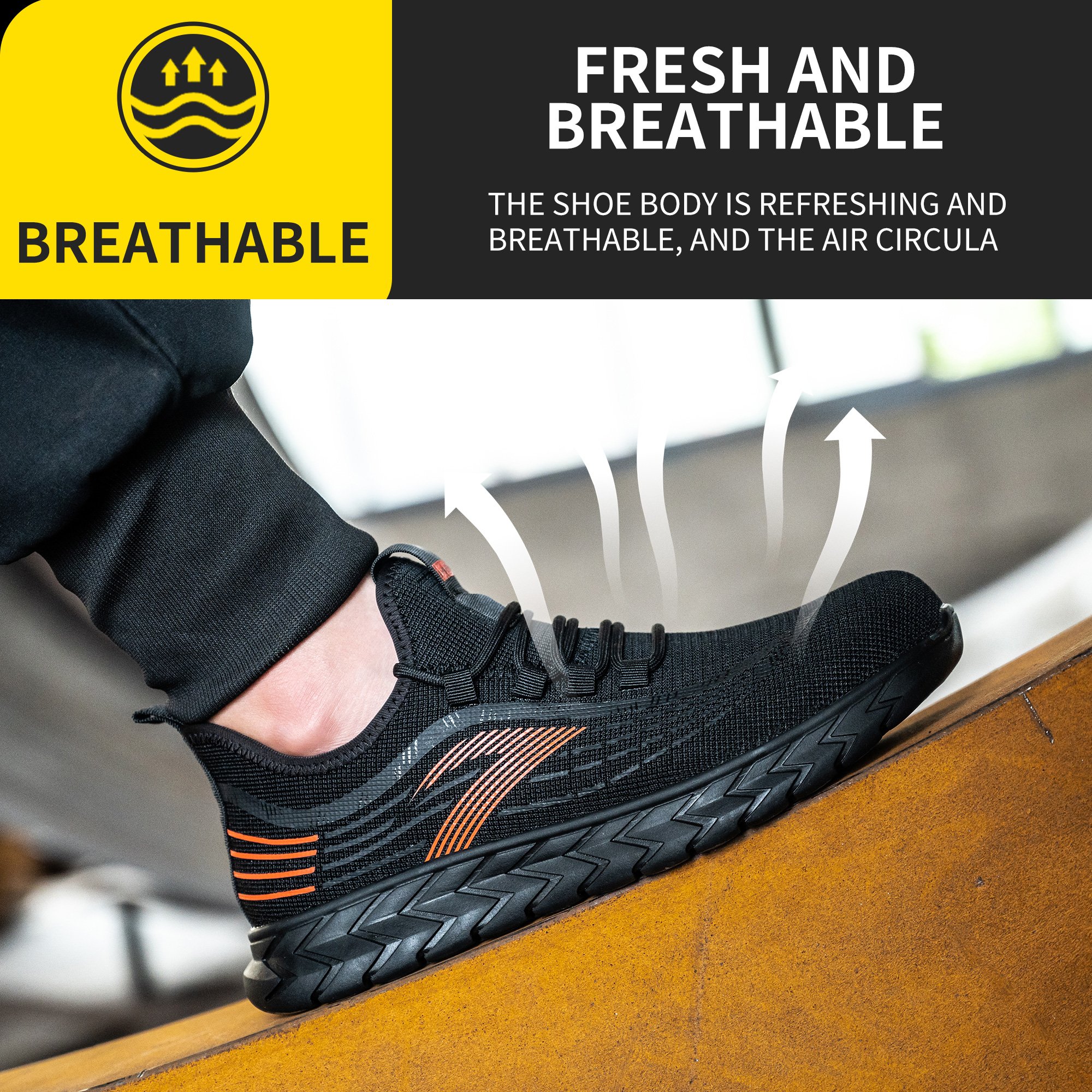 Antistatic ESD Steel Toe Safety Shoes Safety Shoes Manufacturing work boots Butterfly Anti-static ESD Safety Shoes