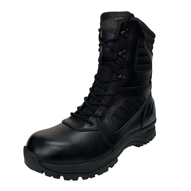 Ultra-light Wear-resistant Shock-absorbing Leather Boots Genuine High-top Training Boots for Men Security Leather Boots Winter