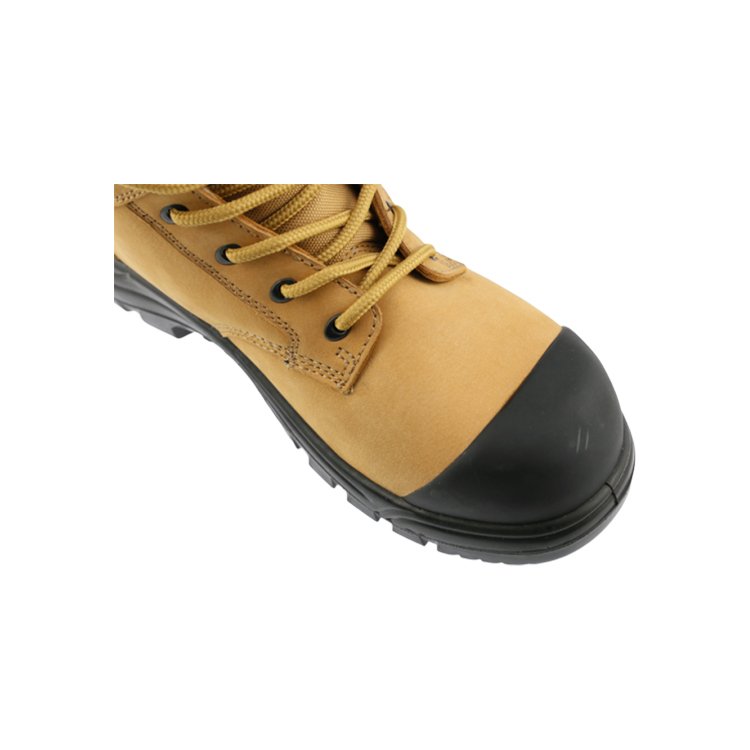 Custom Leather Men Steel ToeCap Protection Mine Shoes Mining Work Safety Ankle Boots