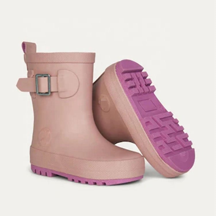 Wholesale Custom Design Logo High Quality Kids Toddler Rubber Rain Boots For Children