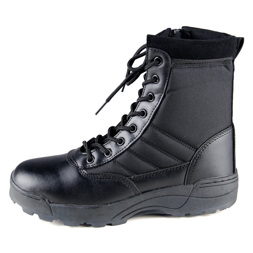 Jinteng factory tactical boots comfortable durable combat boots anti-slip outdoor black