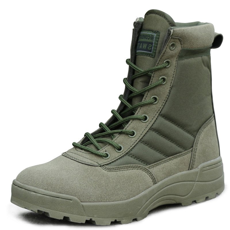 Jinteng factory tactical boots comfortable durable combat boots anti-slip outdoor black