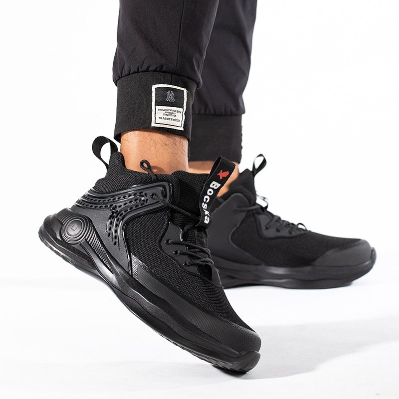 Customized men safety boots engineer working shoes breathable fashion sneakers night reflection steel toe comfort safety shoes
