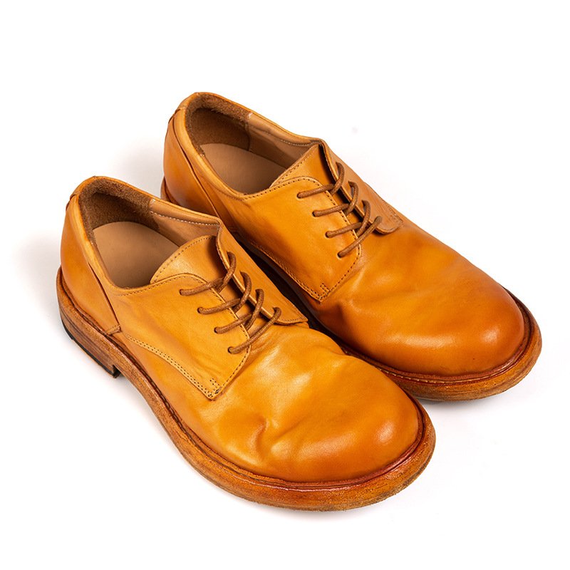 New Style Goodyear Welted Handmade Men's Formal Leather Shoes leather man boots