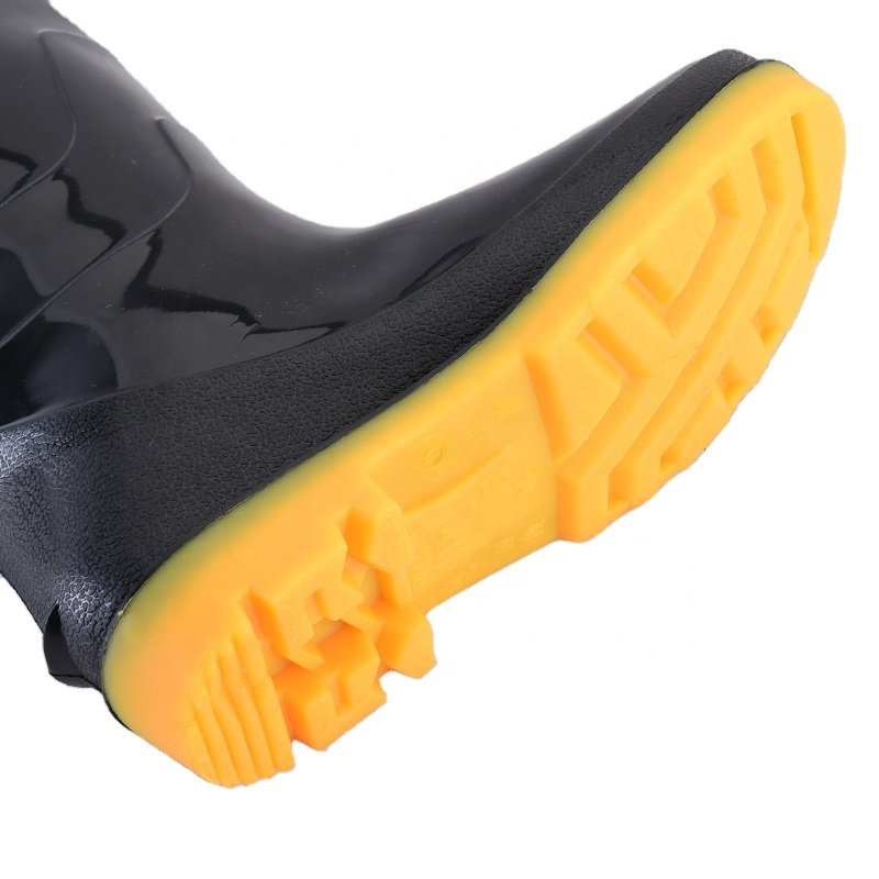 Fashion Custom Light Weight Cheap Long Gum PVC Rubber Plastic Rain Boots For Outdoor