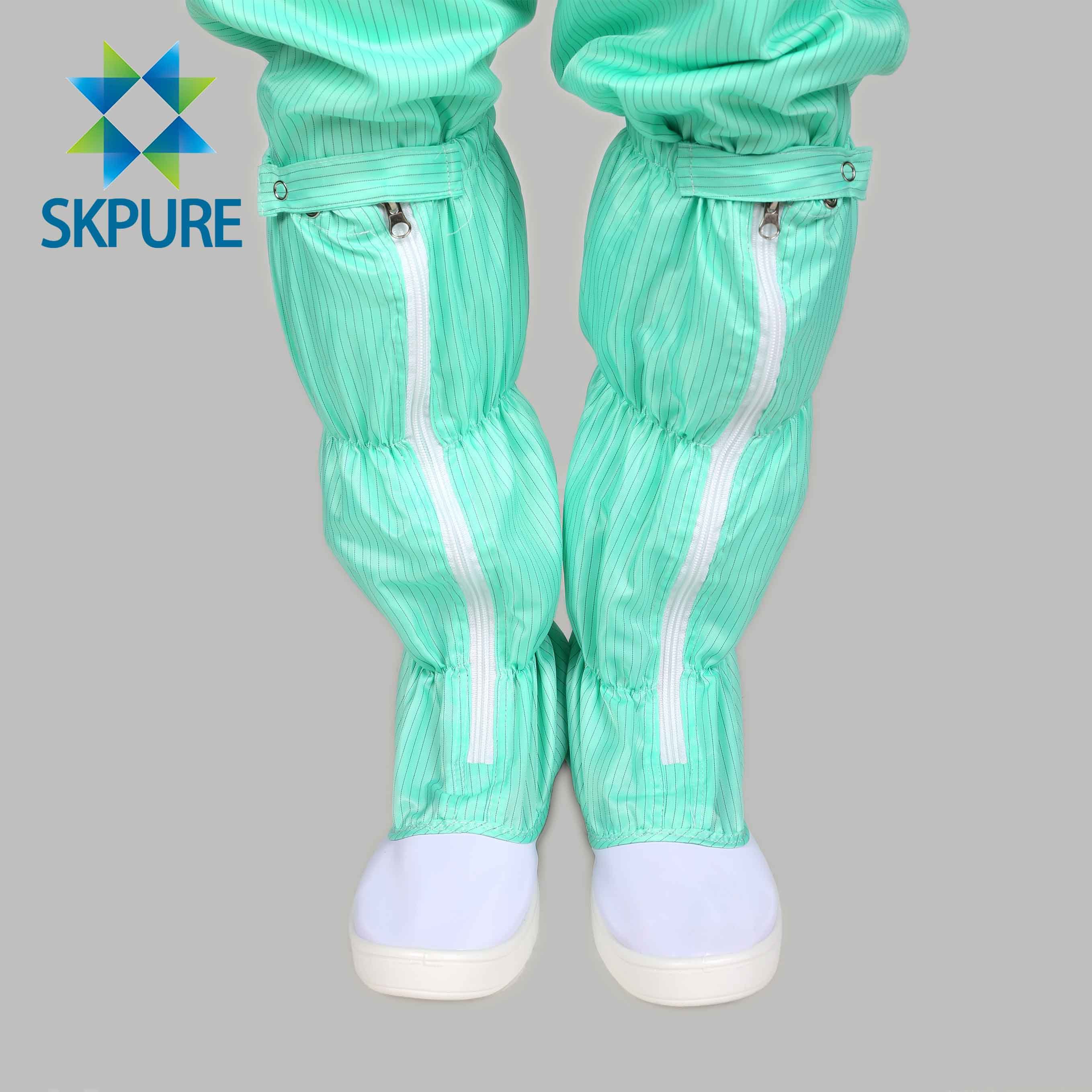 SKPURE moisture and heat resistence sterilize dust power free conductive esd boots anti-static boots for cleanroom