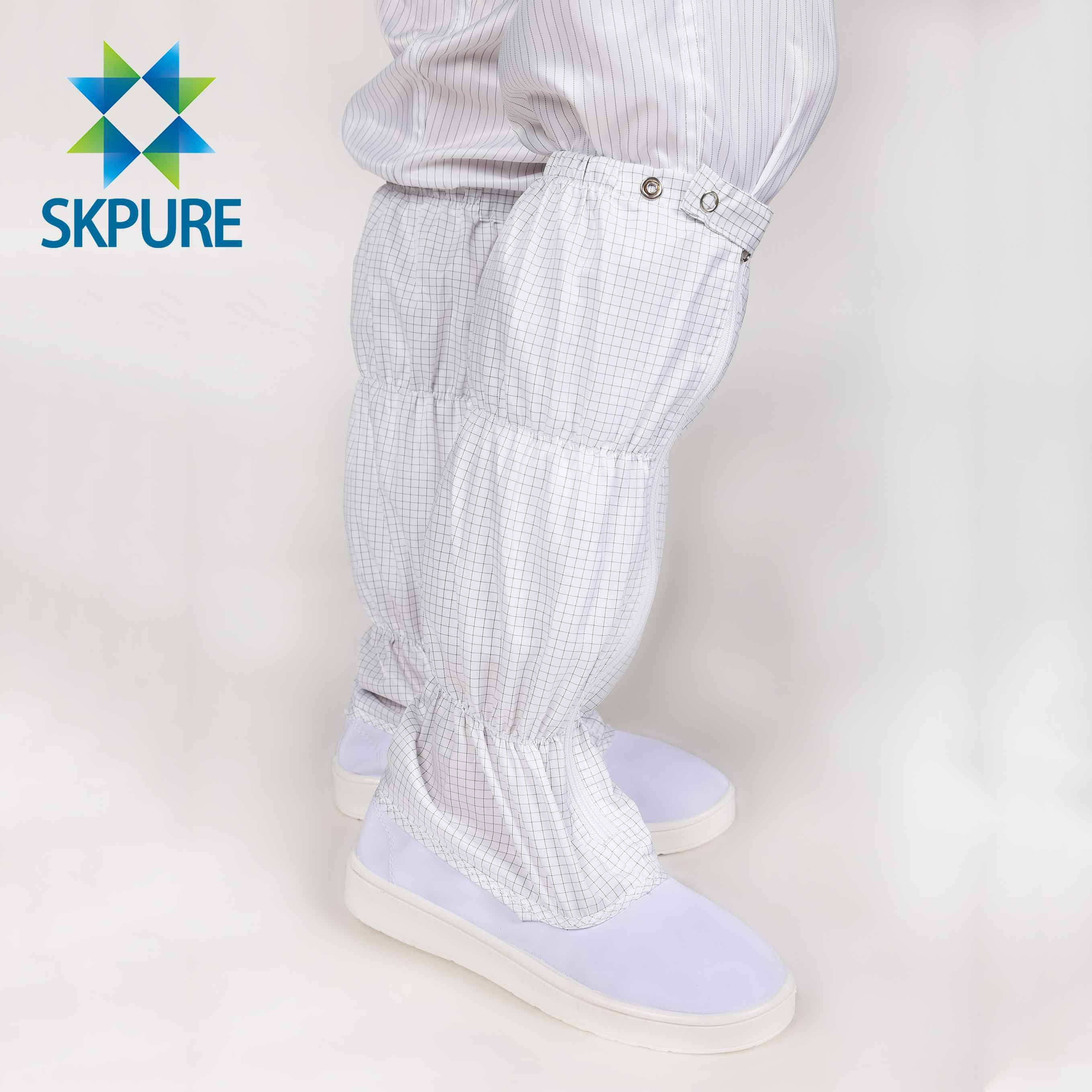 SKPURE moisture and heat resistence sterilize dust power free conductive esd boots anti-static boots for cleanroom