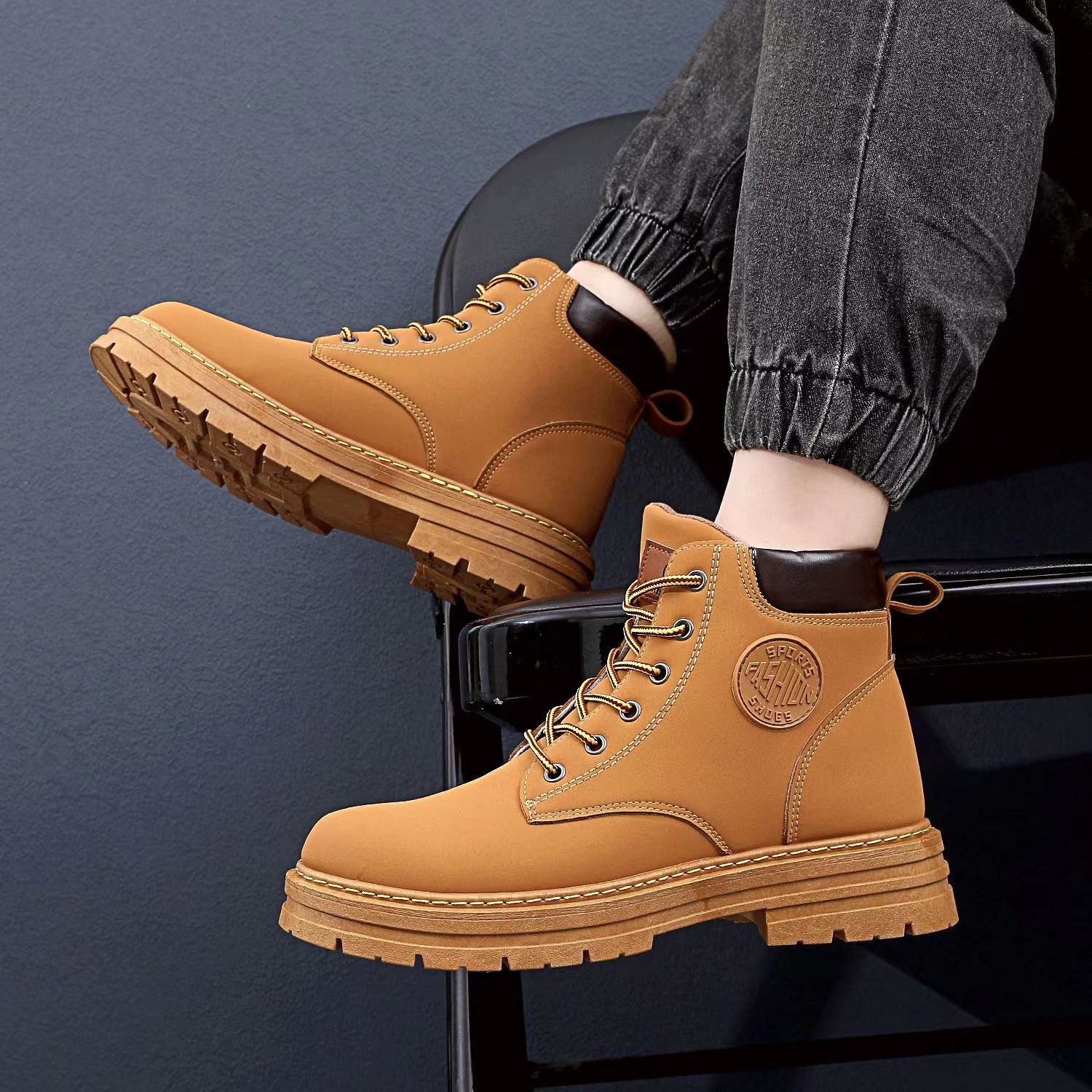 2022 Classic PU ankle boots for men and women, thermal and waterproof boots for men and women