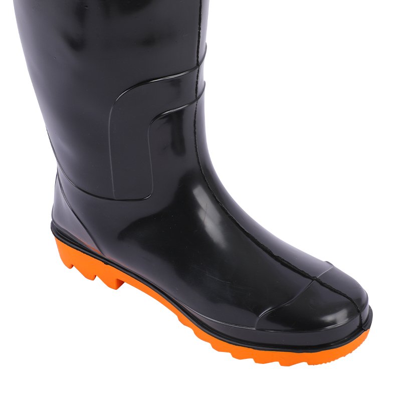 Customizable Rain Boots Adult Pvc Rubber Safety Gumboots For Work