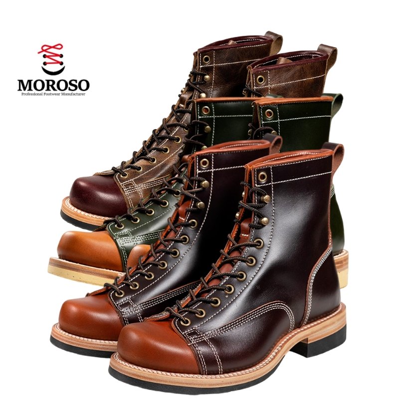 Men's cowboy boots men chelsea boots men Goodyear Stitching Technology Boots