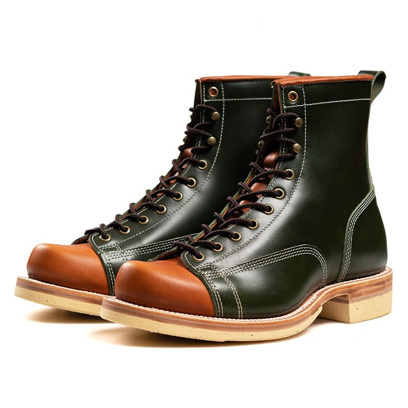 Men's cowboy boots men chelsea boots men Goodyear Stitching Technology Boots