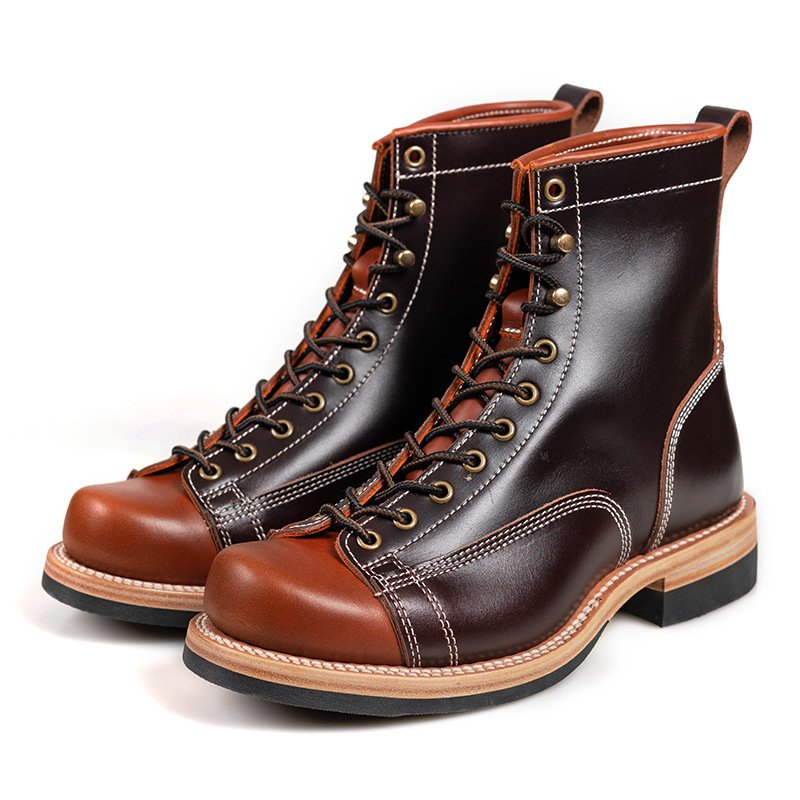 Men's cowboy boots men chelsea boots men Goodyear Stitching Technology Boots