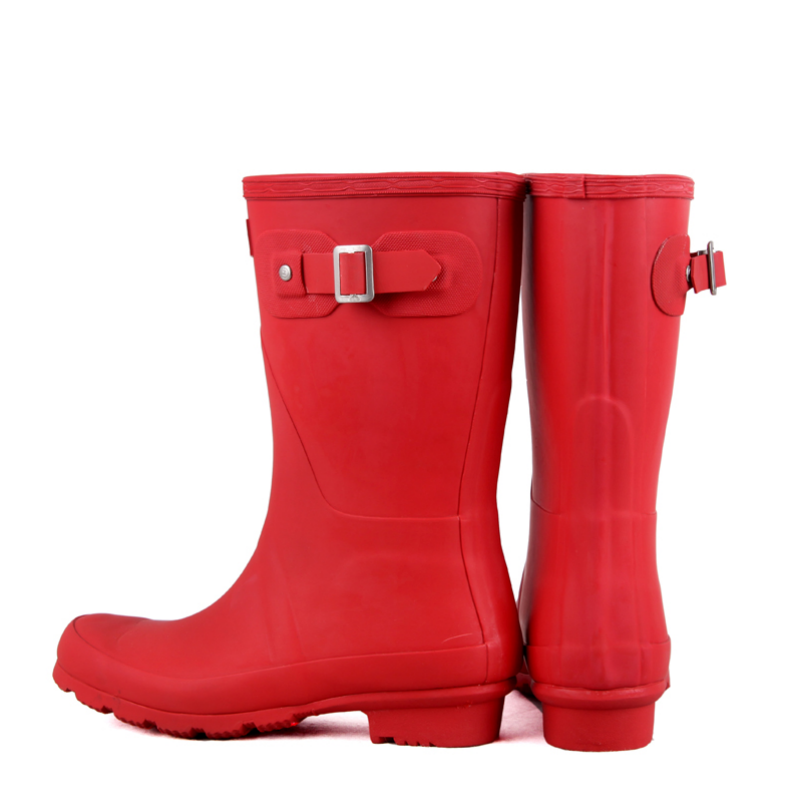 New Style Luxury Brand Waterproof Rubber Fashion Women Wellingtons Gumboots Rain Boots
