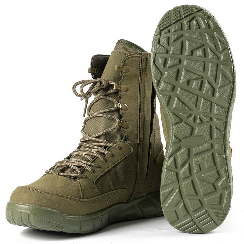 JinTeng High Quality Outdoor Activity Ultra Lightweight Acrylic Fiber Combat Waterproof Safety Work Hiking Tactical Boots
