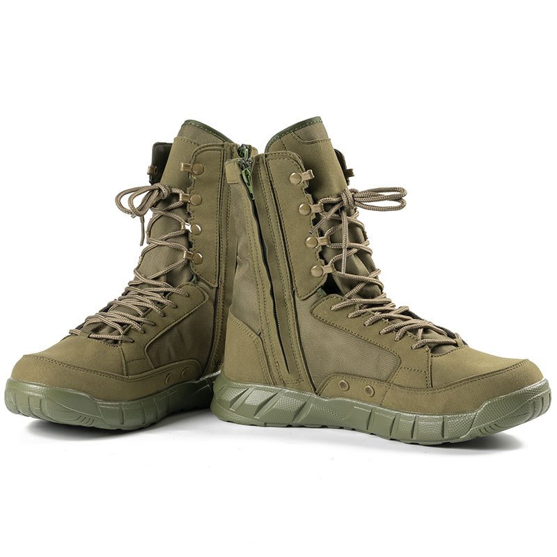 JinTeng High Quality Outdoor Activity Ultra Lightweight Acrylic Fiber Combat Waterproof Safety Work Hiking Tactical Boots