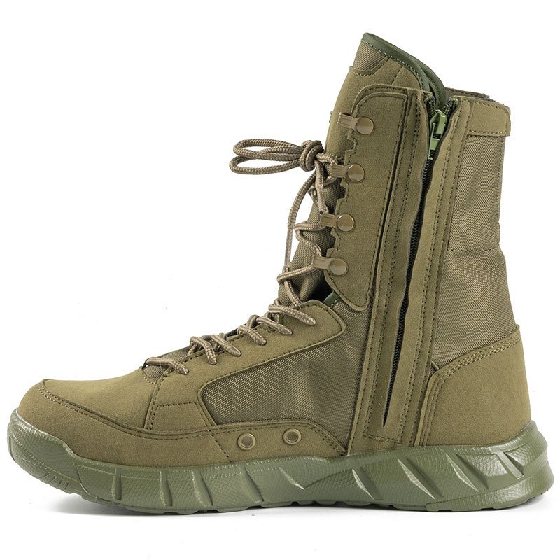 JinTeng High Quality Outdoor Activity Ultra Lightweight Acrylic Fiber Combat Waterproof Safety Work Hiking Tactical Boots