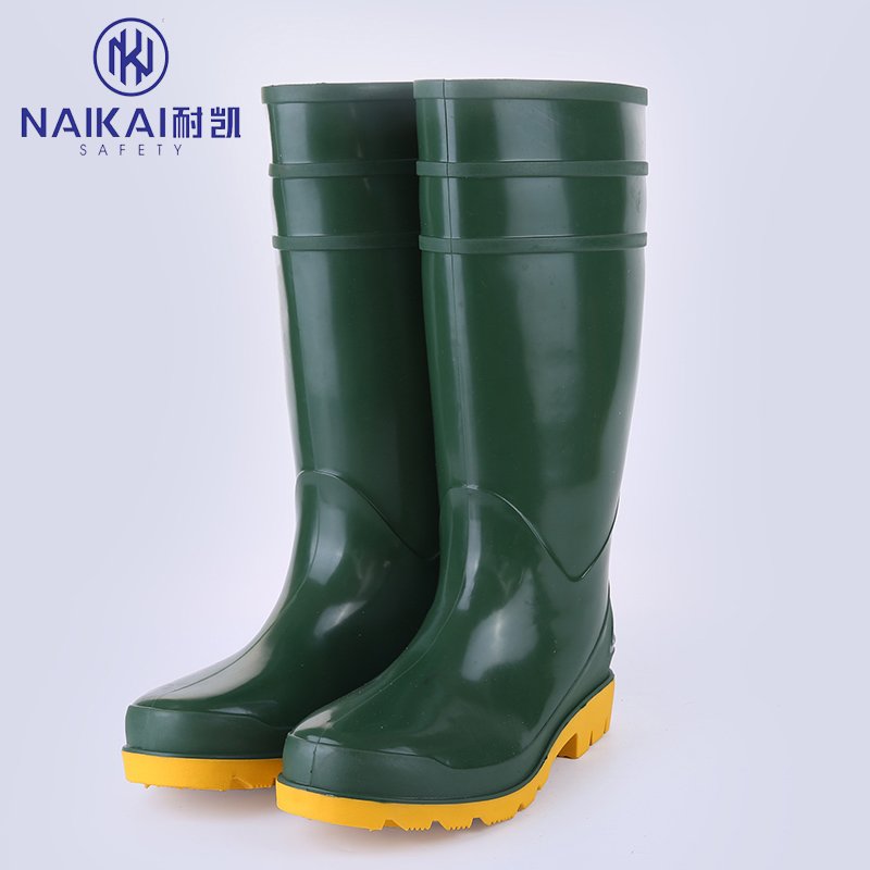 High Tube Industrial Durable Rain Boots Working Gumboots Wholesale Cheap Rain Boots