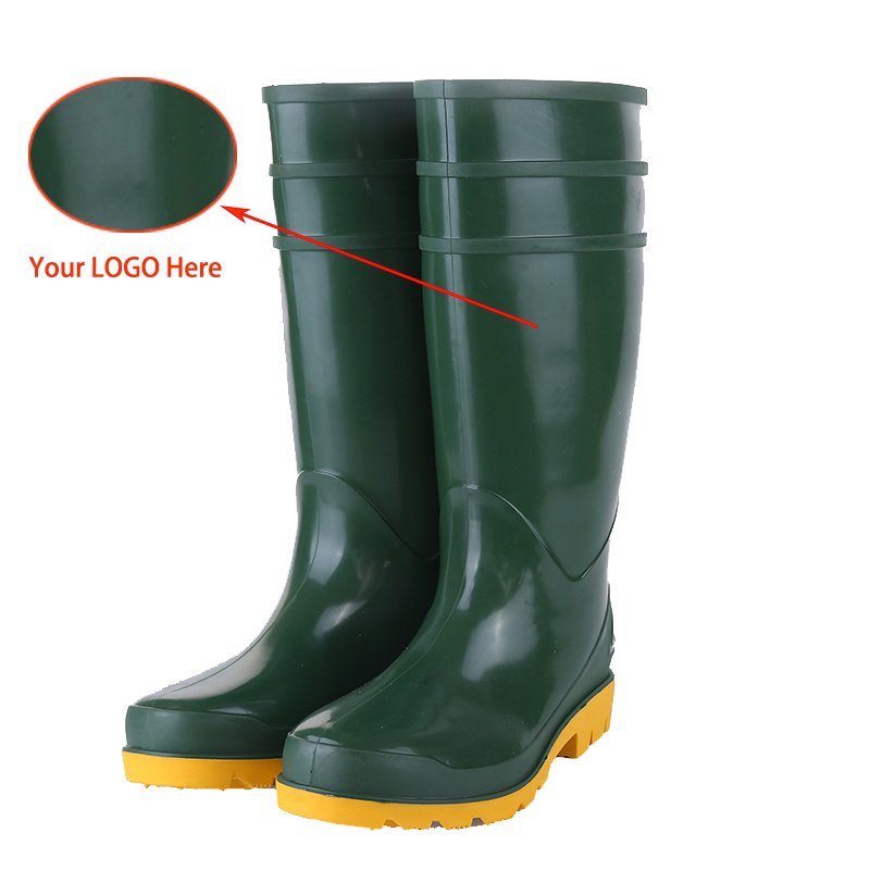 High Tube Industrial Durable Rain Boots Working Gumboots Wholesale Cheap Rain Boots