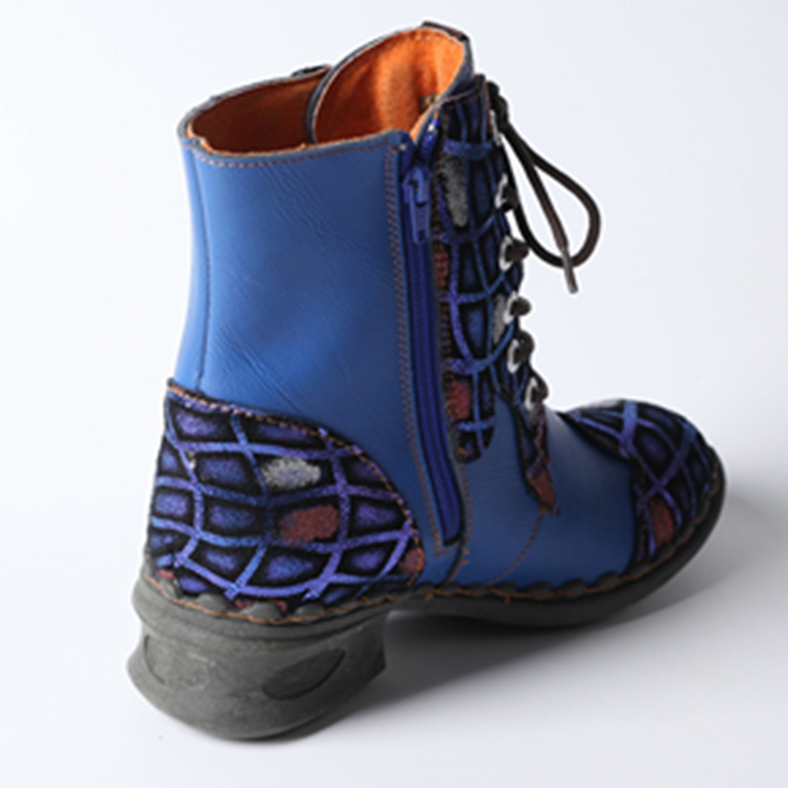 Oem Odm High-End Leather Women's Shoes Comfortable Thick Heel Light Boots