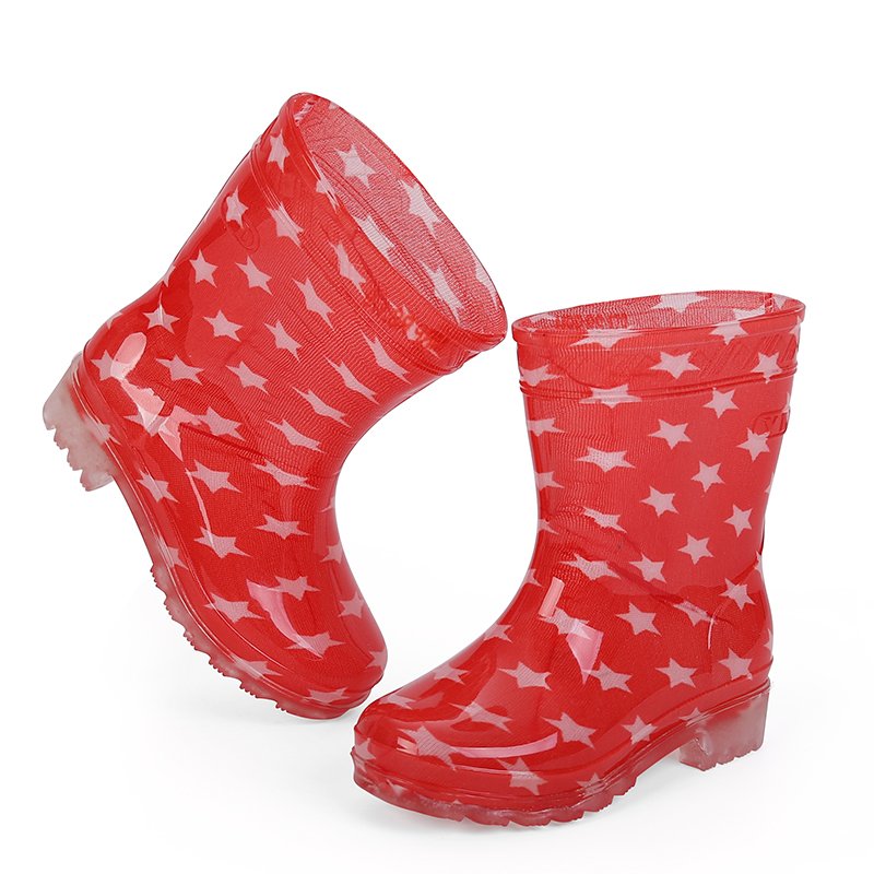 Water Snow Shoes Safety_Boot_Sale Knee High Rubber Heel Women Kids Rain Boots