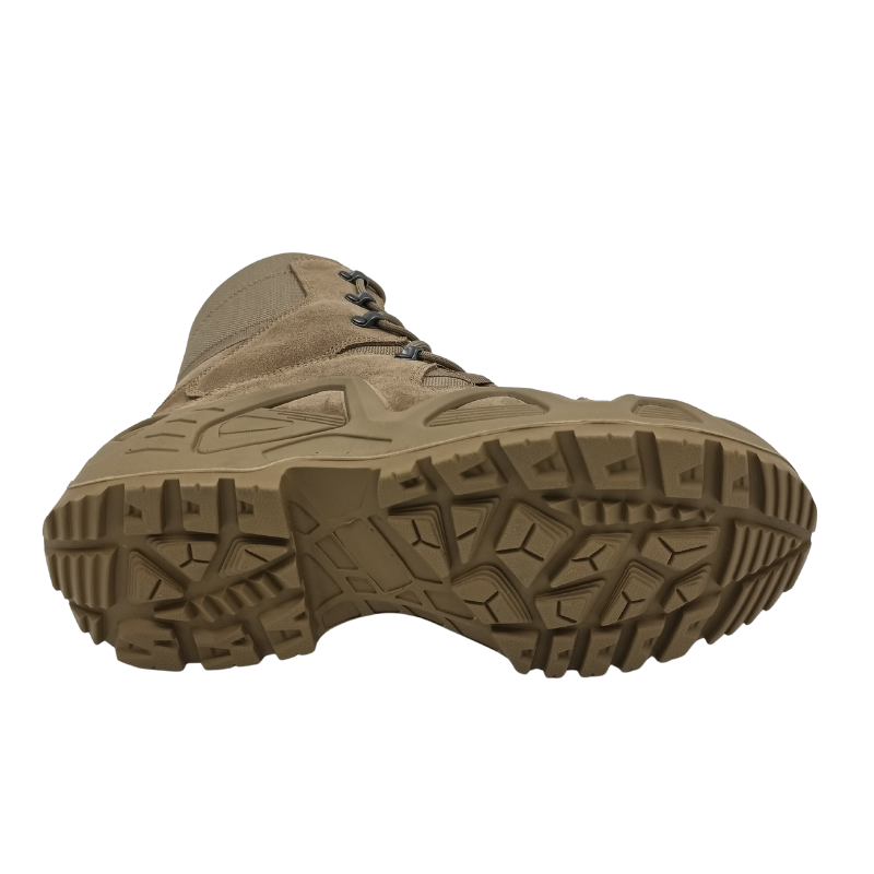 JDS American Turkey Brown Rubber Desert Hiking Boots For Men Waterproof