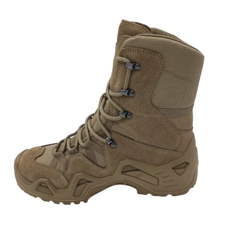 JDS American Turkey Brown Rubber Desert Hiking Boots For Men Waterproof
